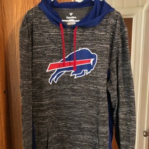 Buffalo Bills Heathered Fanatics Hoodie Sweatshirt